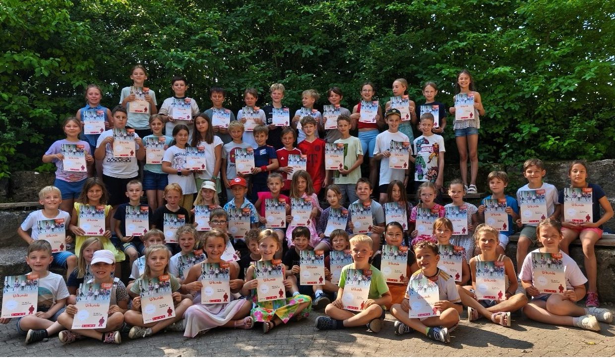 Mehr über den Artikel erfahren SpoSpiTo … läuft und wir Grundschüler der MHS laufen mit!